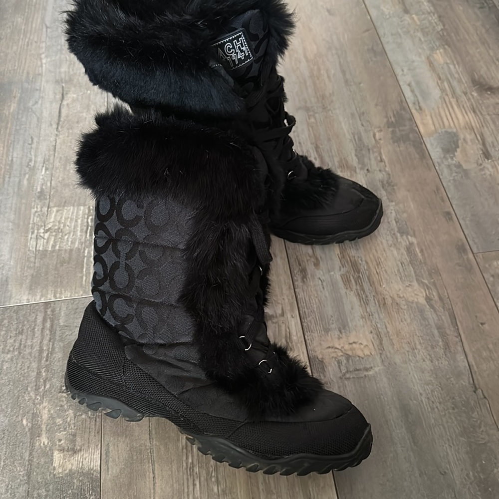 Black Coach Boots (Jennie) - Picture 3 of 4
